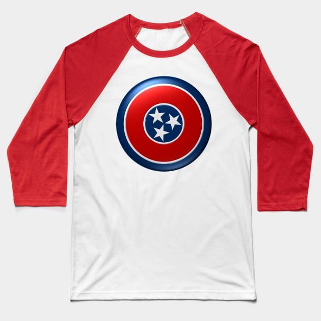 Captain Tennessee Shield Baseball T-Shirt by IORS